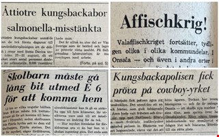 Historiska glimtar: Salmonella och skolbarn utmed E6