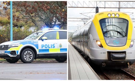 Kaos på tåg med fulla ungdomar – larm om ett hundratal inblandade