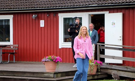 Landslagsstjärnan är gravid 