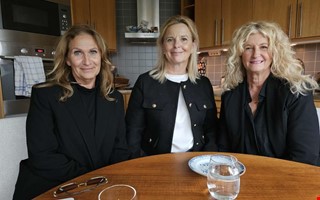 Tre vänner med olika vägar till konsten – nu ställer de ut