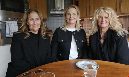 Tre vänner med olika vägar till konsten – nu ställer de ut