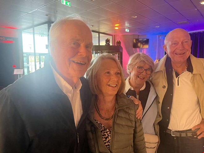 Jubileumskvällen inleddes med mingel