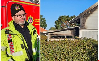 Grannar försökte stoppa villabranden: ”Det var panik”