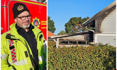 Grannar försökte stoppa villabranden: ”Det var panik”