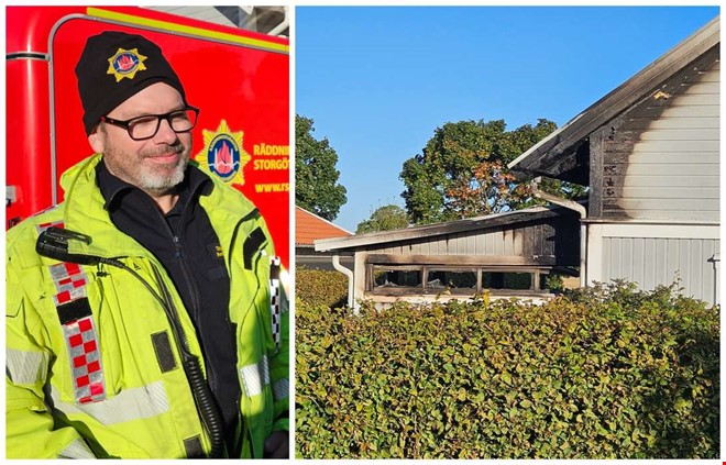 Grannar försökte stoppa villabranden: ”Det var panik”