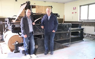 Orörd sedan 1991 – nu får anrika tryckpressen nytt hem