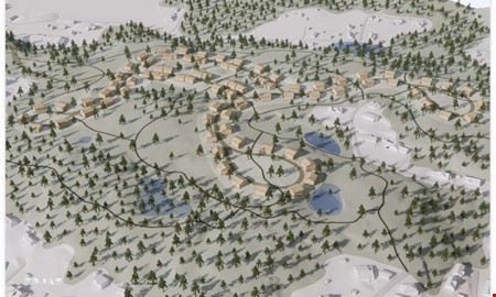 160 småhus planeras i populärt skogsområde