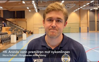TV: Aranästränaren efter premiärsegern 