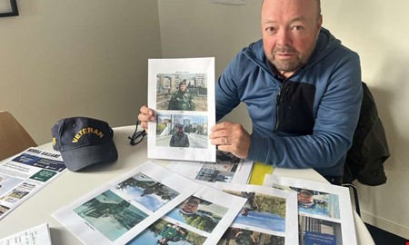 Adam var FN-soldat på Balkan – återvänder efter 30 år