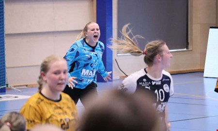 Målvakten fick en väckarklocka: 