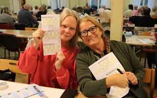 Bingon ett populärt måndagsnöje 