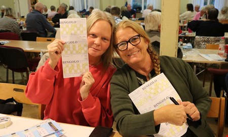 Bingon ett populärt måndagsnöje 
