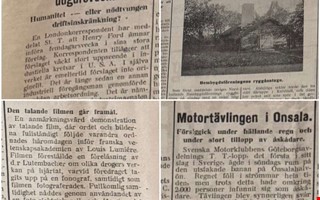 100 år sedan: Film med ljud och femdagarsvecka