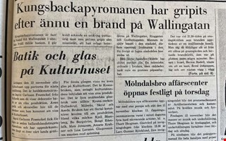 50 år sedan: Pyroman greps – kunde ha slutat i tragedi