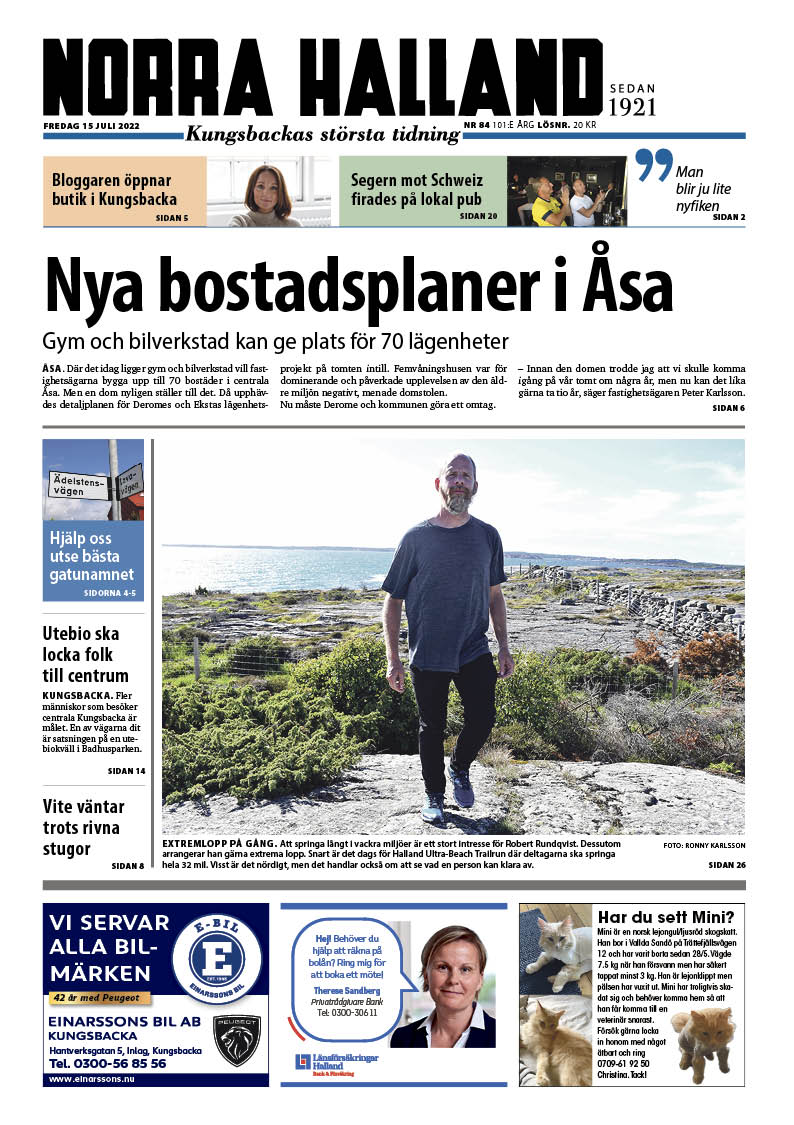 » Norra Halland - Kungsbackas Största Tidning