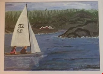 5. Hem till Kullaviks hamn, Elvy Karlsson. Utropspris: 500