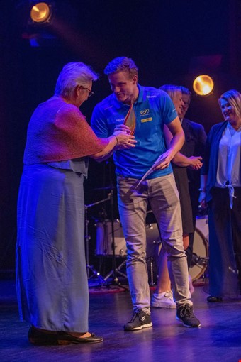 Svenska mstaren i stavhopp Robin Jacobsson hyllades tv gnger om p galan. Foto: John Skoglund