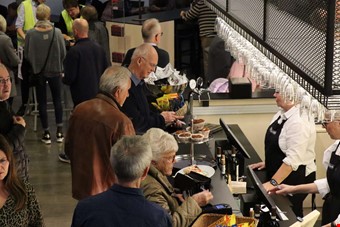 Karlssons musik fyllde 50 r och efter att drrarna ppnades var det snabbt fullsmockat. FOTO: Carl Schndell