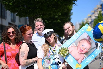 Klara Mattsson i mitten. Foto: John Skoglund