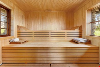 I fastighetens sjbod finns en bastu. Foto: Fastighetsbyrn 